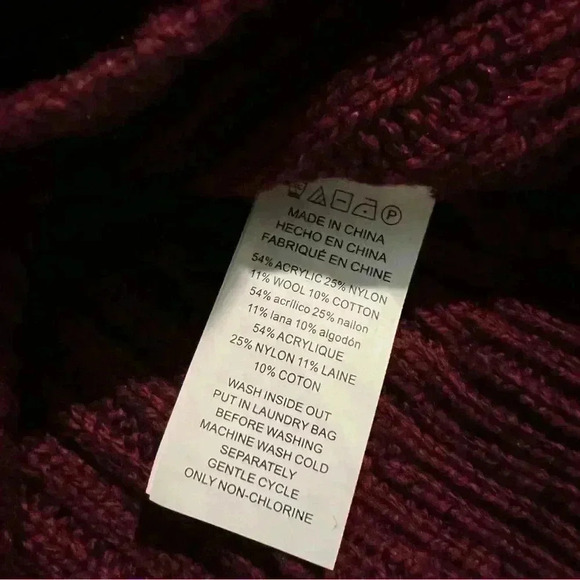 Michael Kors Women’s Wool Blend Ribbed Turtle Neck Sweater Size Small New - Picture 8 of 11